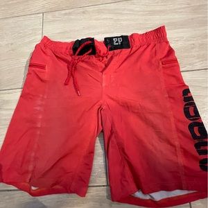 Red 2 POOD CrossFit shorts
